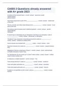 CAISS 2 Questions already answered with A&plus; grade 2023