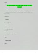 ACT ENGLISH PRACTICE QUESTIONS TEST RATED 100 &percnt; CORRECT