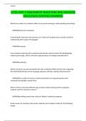 LETRS UNIT 5 ASSESSMENT QUESTIONS AND ANSWERS &lpar;2023&sol;2024&rpar; &lpar;VERIFIED ANSWERS&rpar;