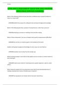 LETRS UNIT 6 ASSESSMENT QUESTIONS AND ANSWERS &lpar;2023&sol;2024&rpar; &lpar;VERIFIED ANSWERS&rpar;