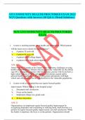  ATI COMMUNITY HEALTH PROCTORED EXAM 2023  NGN Questions with Answers (60 Q&A) (Detail Solutions).   