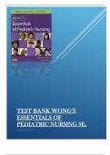 TEST BANK WONG&rsquo;S ESSENTIALS OF PEDIATRIC NURSING 9E&period; 