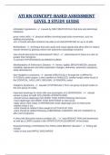 ATI RN CONCEPT-BASED ASSESSMENT LEVEL 3