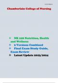 NR 228 Final Exam (2023-2024) 9 Versions Combined Complete Guide (Chamberlain College of Nursing)