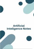 Artificial Inteligence Notes