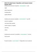 MCN 374 - Peds - Exam 1&comma;2&comma;3 and Final Exam Package 