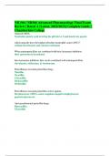 NR 566 &sol; NR566 Advanced Pharmacology Final Exam Review &vert; Rated A &vert; Latest&comma; 2022&sol;2023&vert; Complete Guide &vert; Chamberlain College