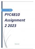 PYC4810 Assignment 2&nbsp;2023