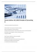 Class notes ACC 2302 principles of accounting 2