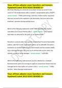 Texas all lines adjuster exam Questions and Answers Explained &lpar;Latest 2023&sol;2024&rpar; GRADED A&plus;
