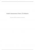 DIPL-NCM5101 Health Assessment 2023 exam