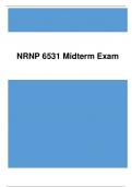 NRNP 6531 Midterm Exam