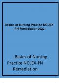 Basics of Nursing Practice NCLEXPN Remediation 2022