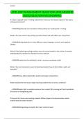 LETRS UNIT 8 ASSESSMENT QUESTIONS AND ANSWERS &lpar;2023&sol;2024&rpar; &lpar;VERIFIED ANSWERS&rpar;