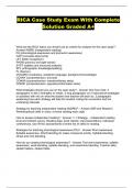 RICA Case Study Exam With Complete Solution Graded A&plus;