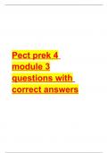 PECT PreK-4 Module 3 exam 2022&sol;2023 with 100&percnt; correct answers