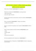 AZ CIVICS TEST-UPDATED questions with correct answers