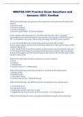 NBSTSA CST Bundled Exams &lpar;2023 - 2024&rpar; Questions and Answers 100&percnt; Verified