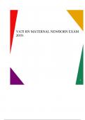VATI RN MATERNAL NEWBORN EXAM 2019&period;