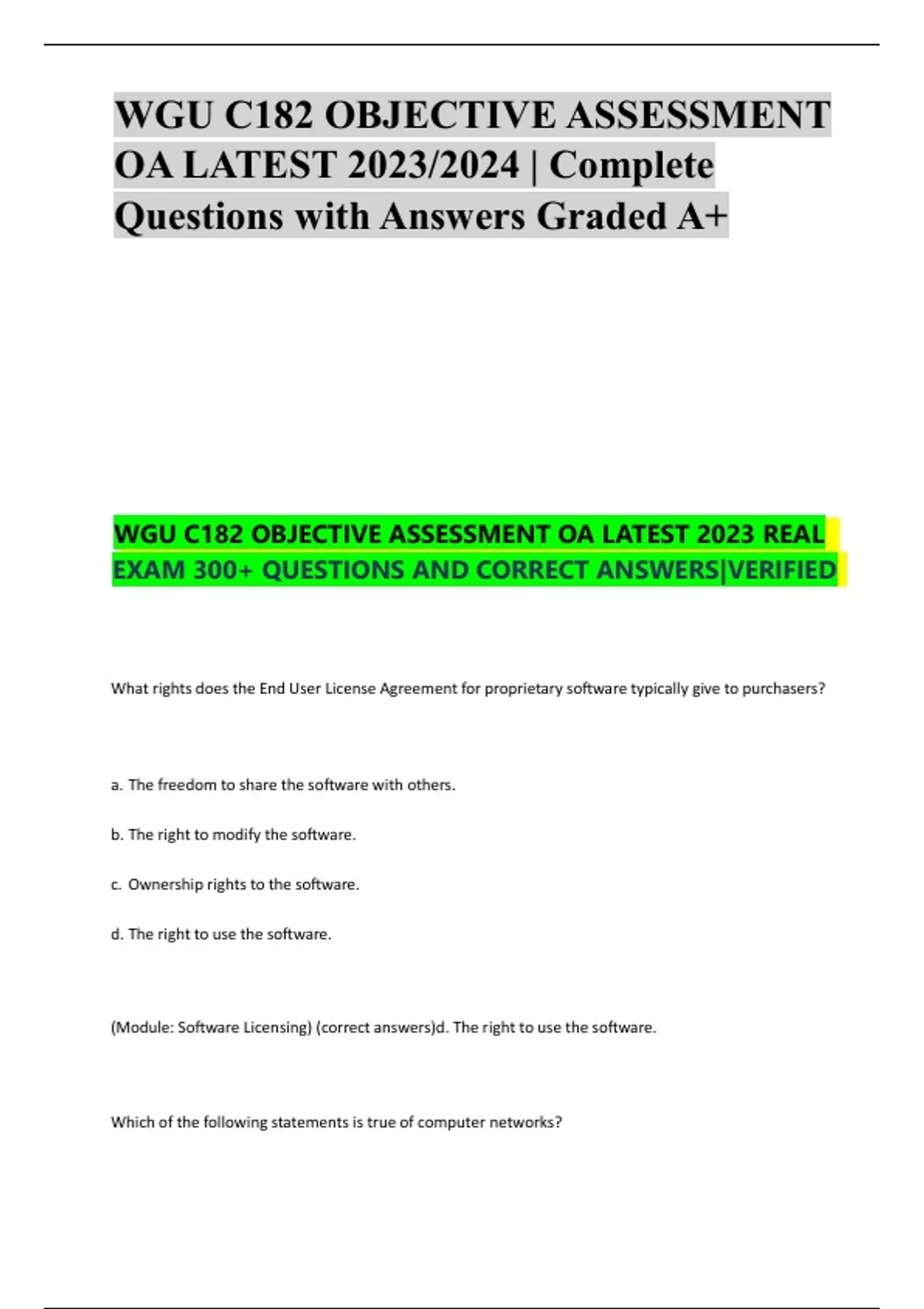 wgu-c182-objective-assessment-oa-latest-2023-2024-complete-questions