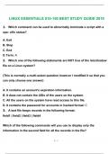 LINUX ESSENTIALS 010-150 BEST STUDY GUIDE 2019