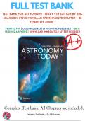 Test Bank For Astronomy Today 9th Edition By Eric Chaisson; Steve McMillan 9780134450278 Chapter 1-28 Complete Guide .