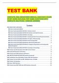 COMPLETE&semi; RMA &lpar;REGISTERED MEDICAL ASSISTANT&rpar; EXAMS STUDY GUIDE 2023-2024&vert; TEST BANK&vert; QUESTIONS WITH COMPLETE SOLUTIONS &vert; VERIFIED ANSWERS 