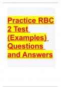 Practice RBC 2 Test