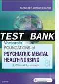 PSYCHIATRIC MENTAL HEALTH TEST BANK,VARCAROLIS.