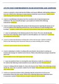       ATI PN 2020 C0MPREHENSIVE EXAM           QUESTIONS AND ANSWERS
