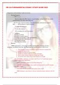 NR 224 FUNDAMENTALS EXAM 3 STUDY GUIDE 2023
