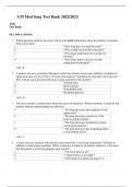 ATI Med Surg Test Bank 2022&sol;2023
