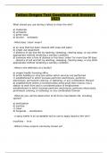 TATOO OREGON EXAMS 