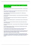 BLEA &num;834 BAC Exam With 100&percnt; Correct Answers 2023