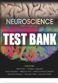Neuroscience 6th Edition Test Bank by Purves, Chapters 1-34: ISBN-10 1605353809 ISBN-13 978-1605353807, A+ guide.