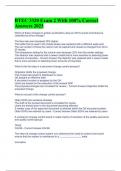 BTEC 3320 Exam 2 With 100&percnt; Correct Answers 2023