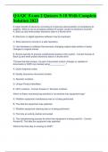 QA&sol;QC Exam 2 Quizzes 5-10 With Complete Solution 2023