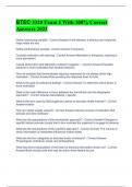 BTEC 3320 Exam 1 With 100&percnt; Correct Answers 2023