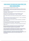 HAM RADIO TECHNICIAN EXAM PREP FOR  2021 EXAM SERIES&period;
