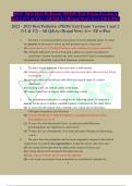 2023- 2024 Hesi Pediatric (PEDS) Exit Exam Version 1 and 2 (V1 & V2) - All Q&As (Brand New) A++ TB w/Pics 
