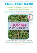 Test Bank for Principles of Human Physiology, 6th Edition (Stanfield, 2016): ISBN-10 0134399412 ISBN-13 978-0134399416, A+ guide.
