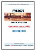 PVL2602 Assignment 01 Solutions Semester 2 2023