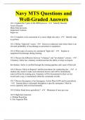 Navy MTS Questions and Well-Graded Answers