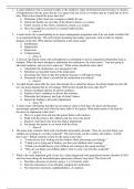 Hesi study guide mental health ALL ANSWERS ARE CORRECT!!!