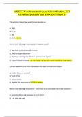 ABRET Waveform Analysis and Identification&comma; ECI Recording Question and Answers Graded A&plus;