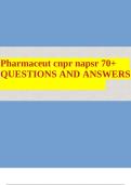 Pharmaceut cnpr napsr 70+ QUESTIONS AND ANSWERS