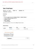 Quiz&lowbar; Final Exam&lowbar; MSCI510&lowbar; Foundations of Medical Anatomy I &lpar;C01&rpar;&period;