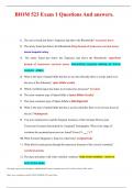 BIOM 523 Exam 1 Questions And answers&period;