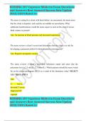 NURSING 207 Capstone Midterm Exam Questions and Answers Best Assured Success New Update 2023&sol;2024 Rated A&plus;