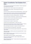 Entire Constitution Test Quizzes And Ans&hellip;